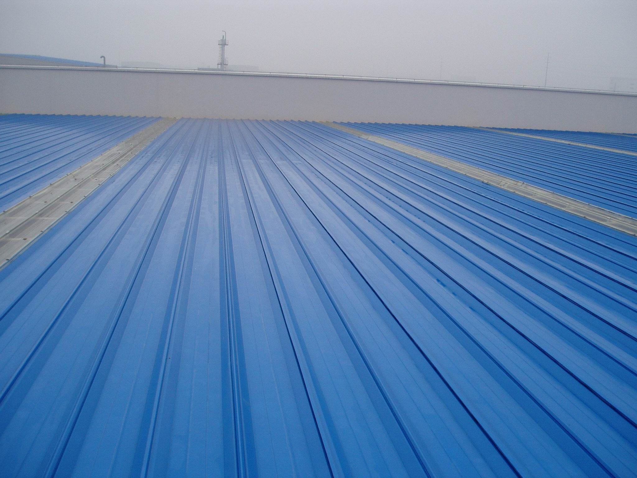 Single color steel plate