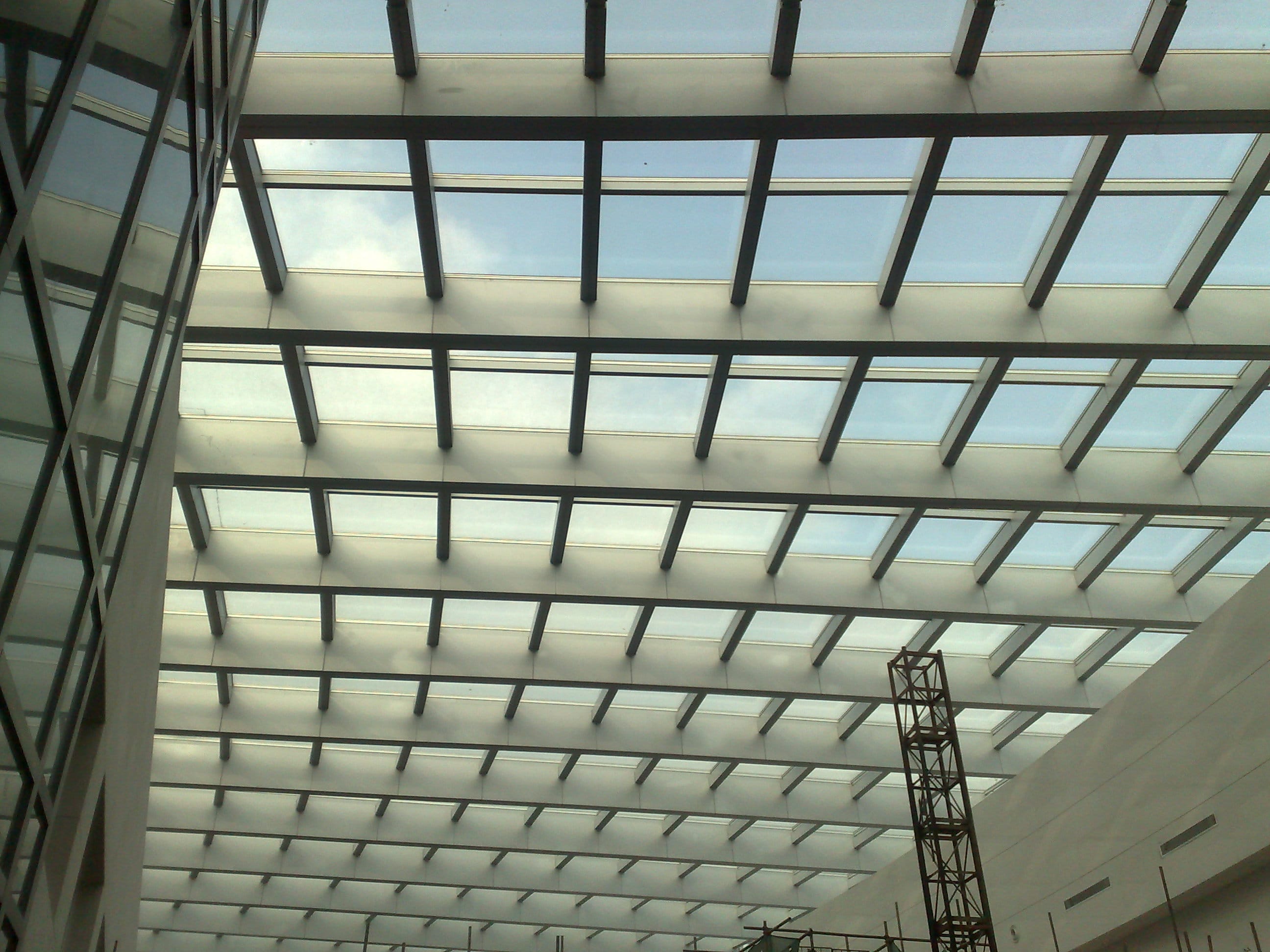 Curtain wall steel frame